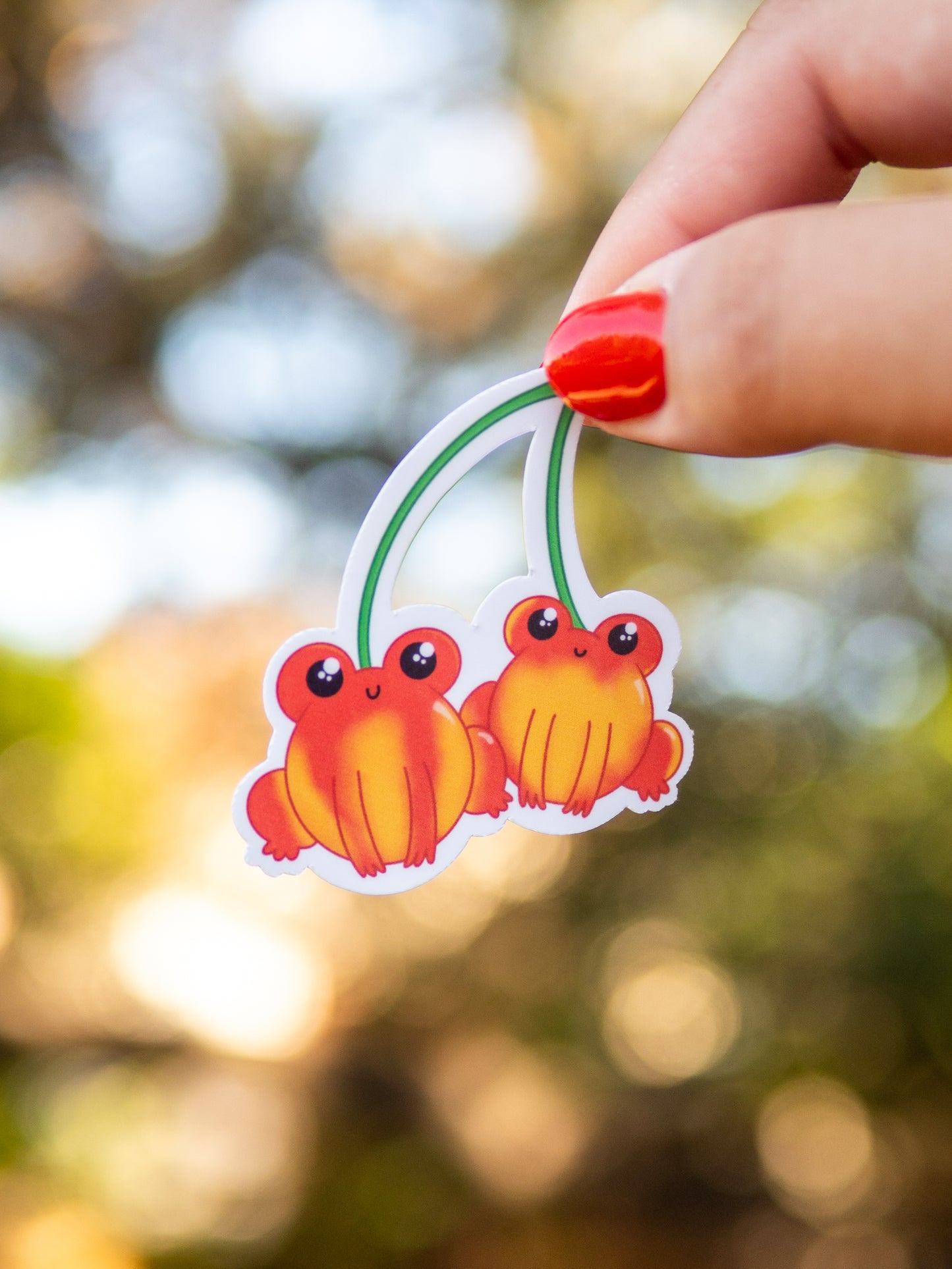 Fruit Frogs Sticker Pack