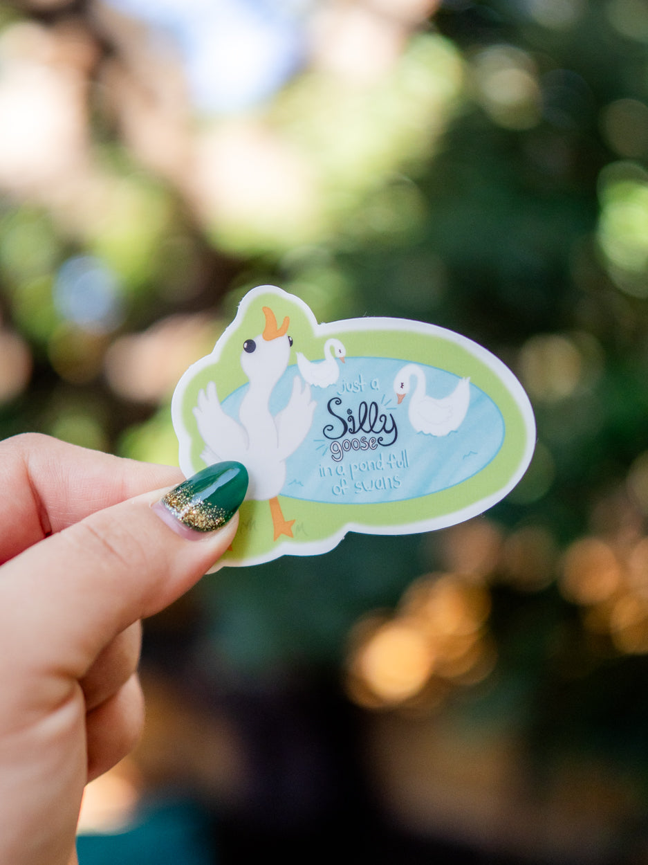 Just a Silly Goose In A Pond Full of Swans