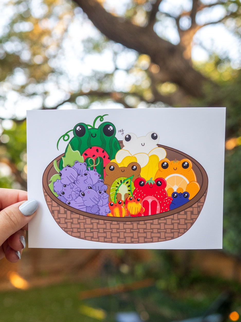 Fruig Basket Print 🍉